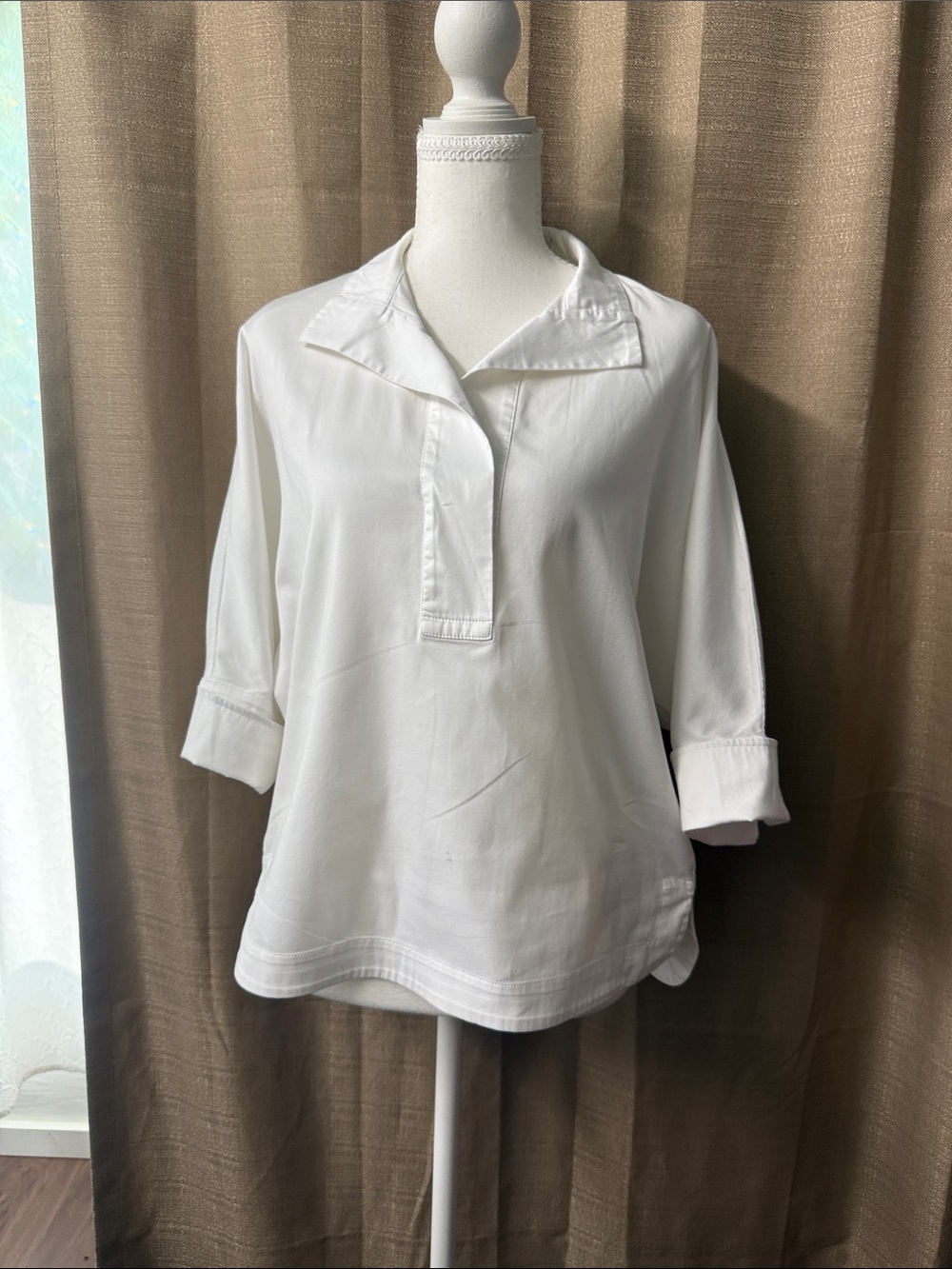 Ted Baker White Relaxed Popover Tunic